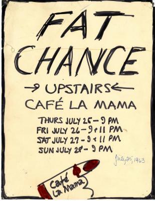 Poster for "Fat Chance" (Front)