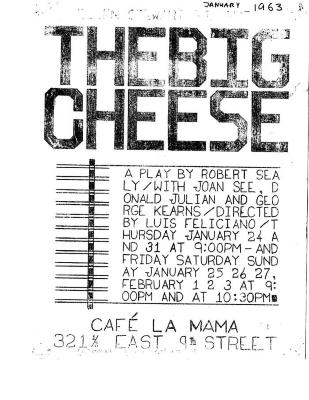 Promotional Flyer: "The Big Cheese"