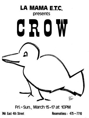 Program/poster for "Crow" (1974) (front poster)