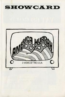 Program for "America Hurrah: 3 Views of the USA"