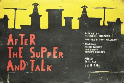 Poster: "After the Supper and the Talk" (1962)