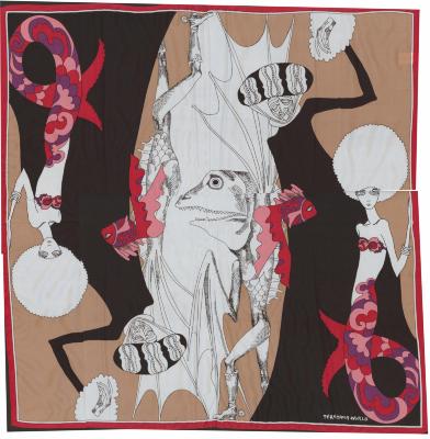 Artifact: - Scarf related to "La Marie Vision" (undated)