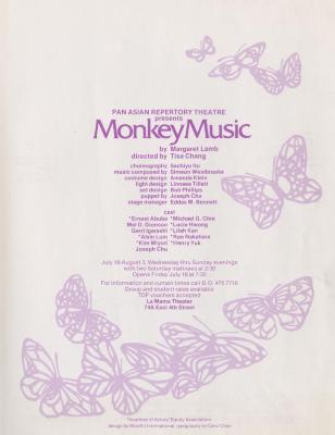 Flyers for "Monkey Music" (1980) (1)